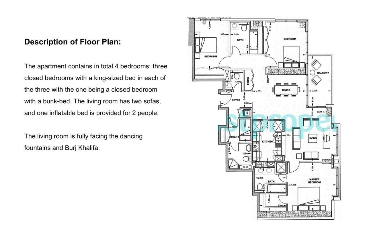 דובאי Elite Royal Apartment - Burj Residences T5 | Diamond מראה חיצוני תמונה
